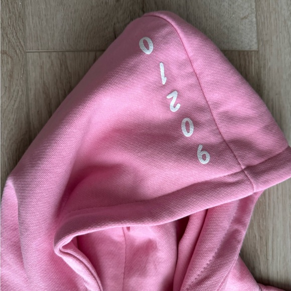 Pink Beverly Hills oversized unisex Hoodie - Picture 6 of 7